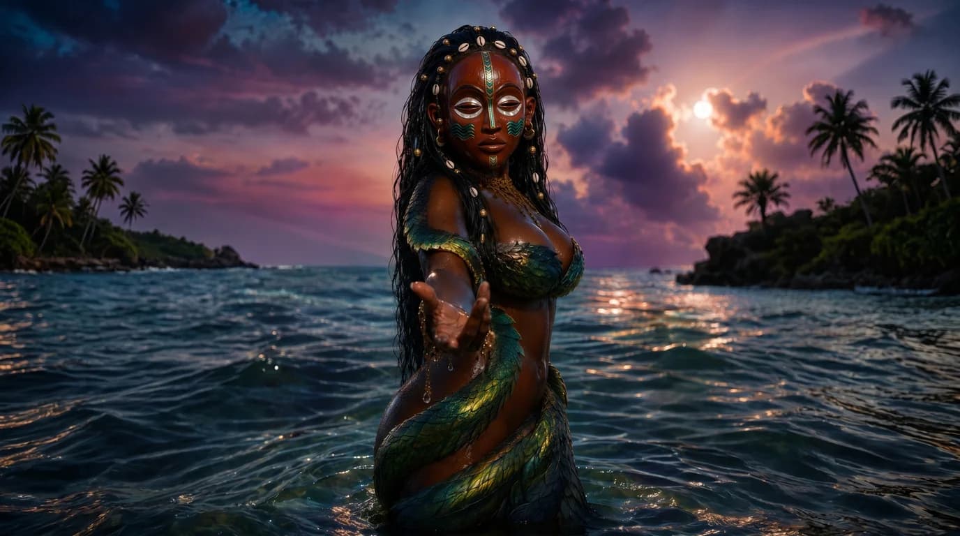 Qui est Mami Wata ? La déesse des eaux entre Afrique et Caraïbes